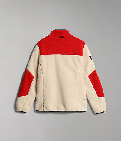 Yupik Fleece-Sweatshirt mit Reißverschluss-